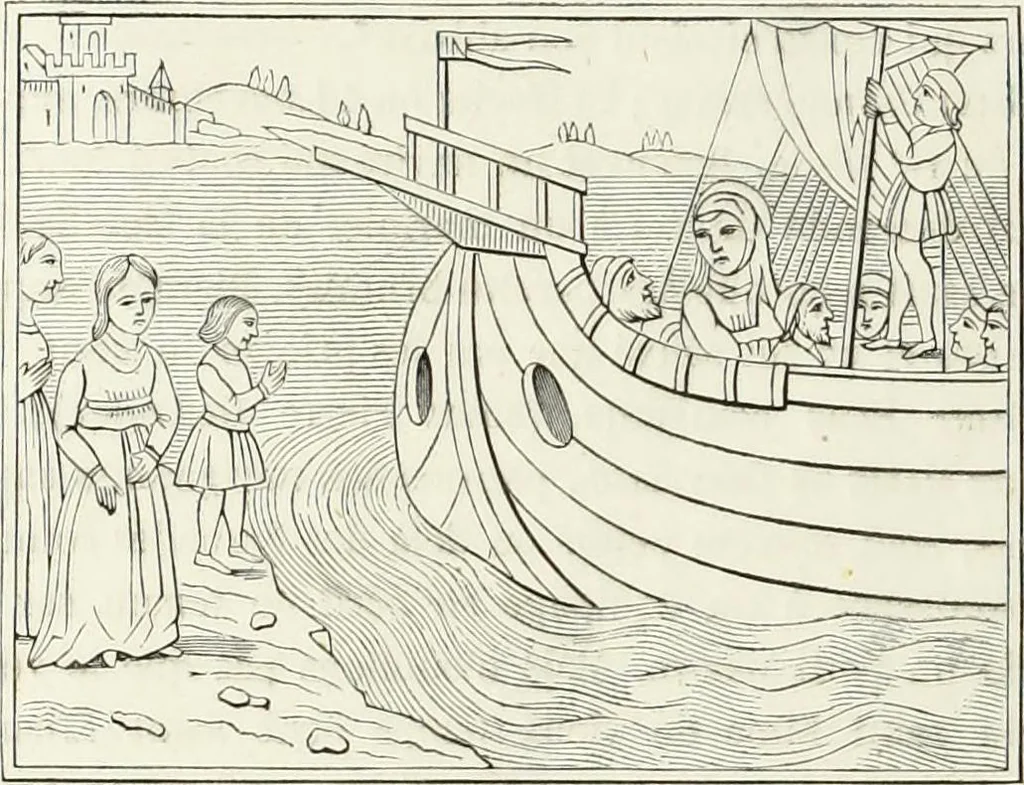 An illustration from Caractâeristiques des saints dans l'art populaire, 1867, leaf 353