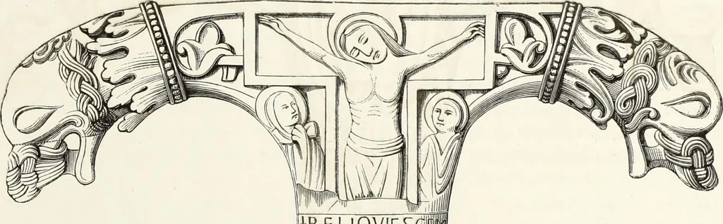 An illustration from Caractâeristiques des saints dans l'art populaire, 1867, leaf 354