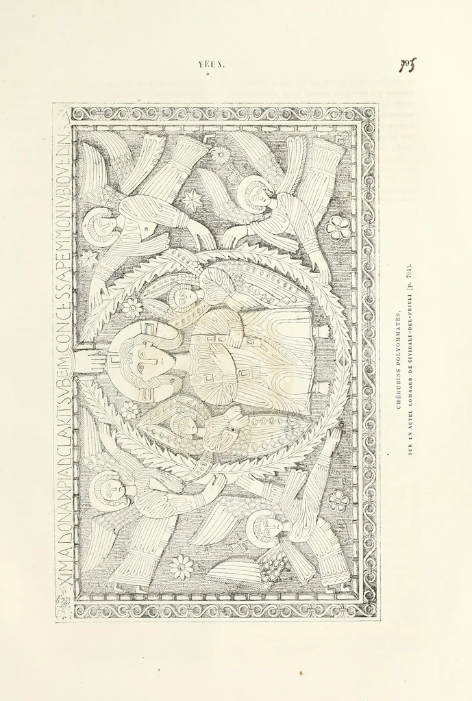 An illustration from Caractâeristiques des saints dans l'art populaire, 1867, leaf 362