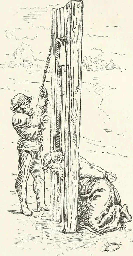 An illustration from Caractâeristiques des saints dans l'art populaire, 1867, leaf 40