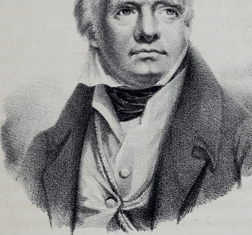An illustration from Caractères phrénologiques et physiognomoniques des contemporains les plus célèbres, selon les systèmes de Gall, Spurzheim, Lavater, etc., 1837, leaf 120