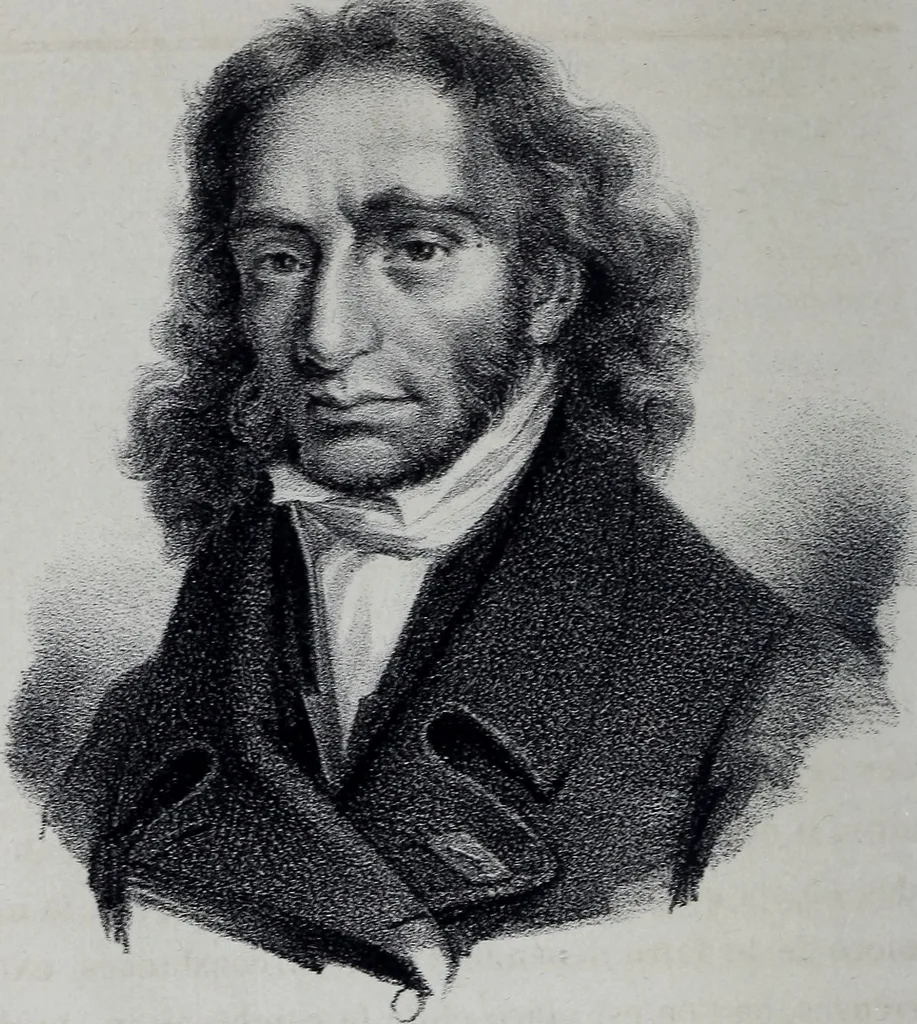 An illustration from Caractères phrénologiques et physiognomoniques des contemporains les plus célèbres, selon les systèmes de Gall, Spurzheim, Lavater, etc., 1837, leaf 175