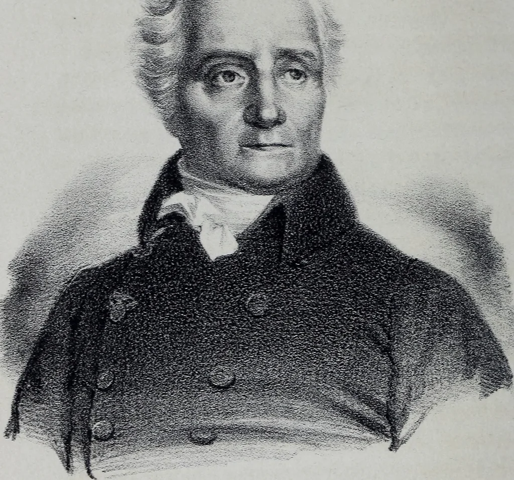 An illustration from Caractères phrénologiques et physiognomoniques des contemporains les plus célèbres, selon les systèmes de Gall, Spurzheim, Lavater, etc., 1837, leaf 185