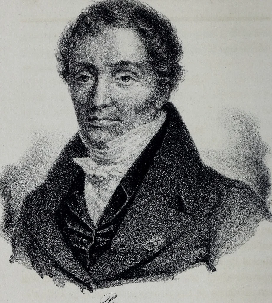 An illustration from Caractères phrénologiques et physiognomoniques des contemporains les plus célèbres, selon les systèmes de Gall, Spurzheim, Lavater, etc., 1837, leaf 201