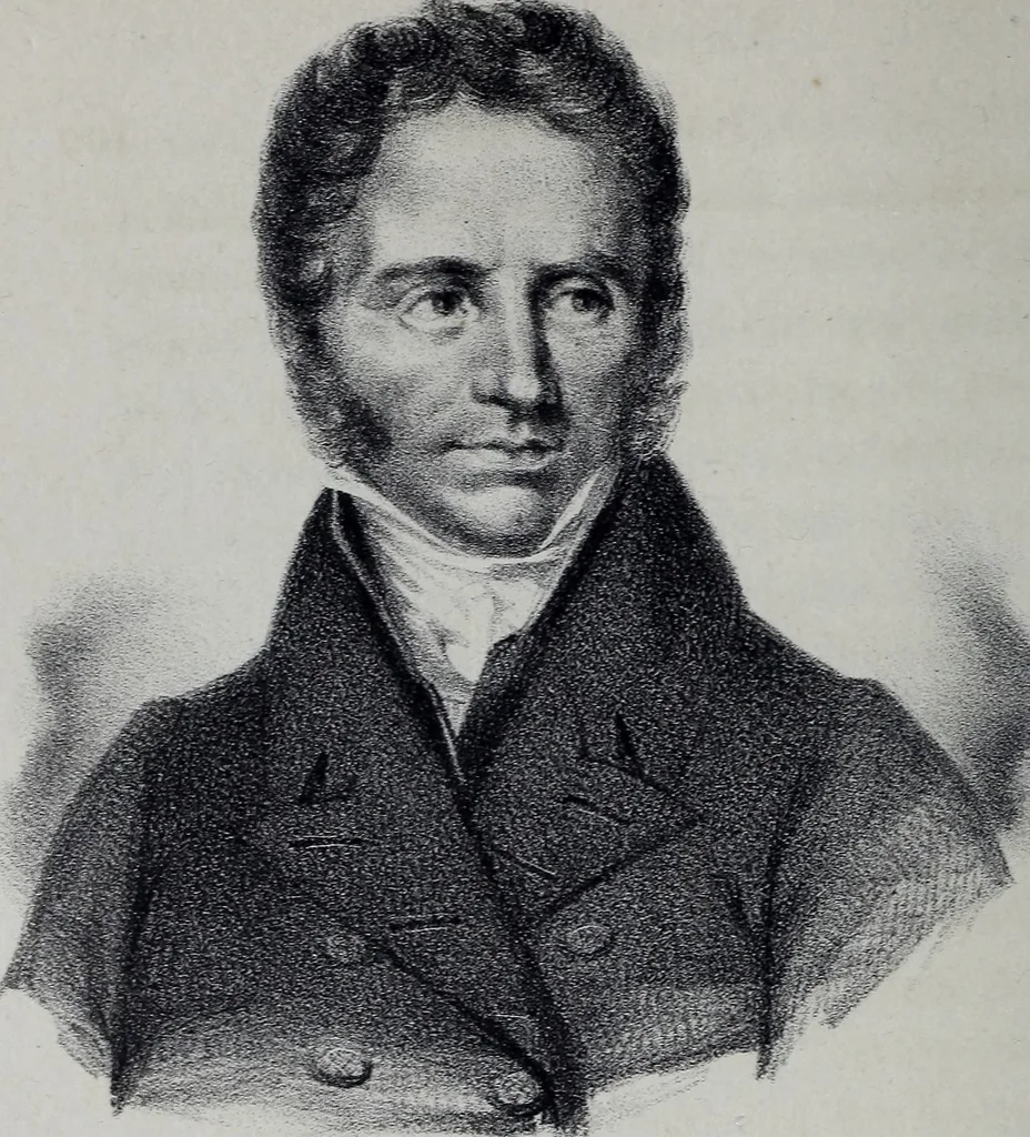 An illustration from Caractères phrénologiques et physiognomoniques des contemporains les plus célèbres, selon les systèmes de Gall, Spurzheim, Lavater, etc., 1837, leaf 215