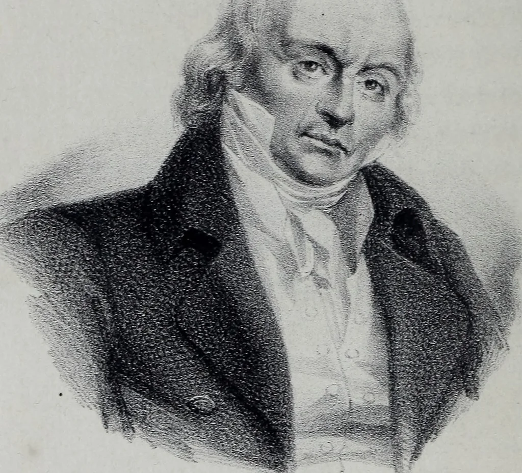 An illustration from Caractères phrénologiques et physiognomoniques des contemporains les plus célèbres, selon les systèmes de Gall, Spurzheim, Lavater, etc., 1837, leaf 223