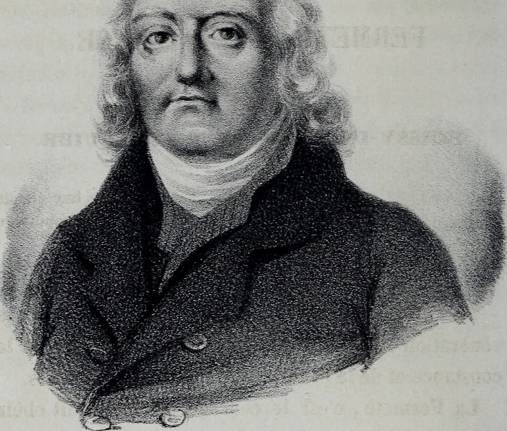 An illustration from Caractères phrénologiques et physiognomoniques des contemporains les plus célèbres, selon les systèmes de Gall, Spurzheim, Lavater, etc., 1837, leaf 241
