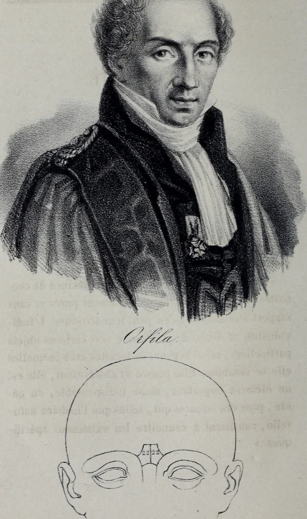 An illustration from Caractères phrénologiques et physiognomoniques des contemporains les plus célèbres, selon les systèmes de Gall, Spurzheim, Lavater, etc., 1837, leaf 325