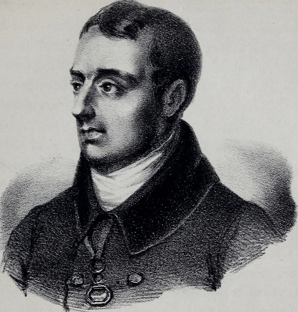 An illustration from Caractères phrénologiques et physiognomoniques des contemporains les plus célèbres, selon les systèmes de Gall, Spurzheim, Lavater, etc., 1837, leaf 356
