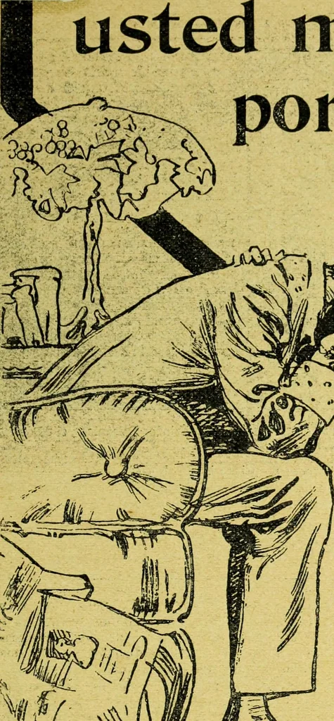 An illustration from Caras y caretas, 1898, leaf 10