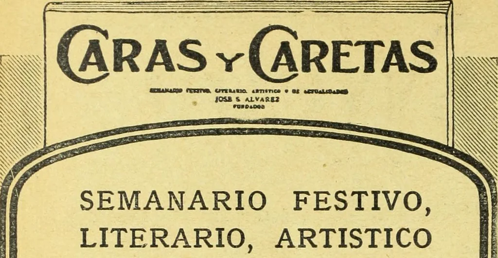 An illustration from Caras y caretas, 1898, leaf 1005