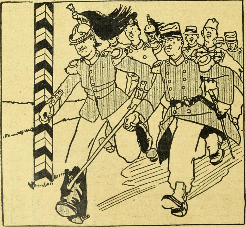 An illustration from Caras y caretas, 1898, leaf 1011