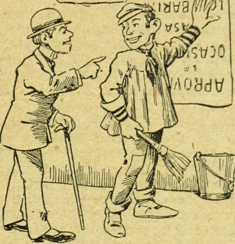 An illustration from Caras y caretas, 1898, leaf 1018