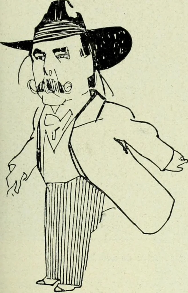 An illustration from Caras y caretas, 1898, leaf 1066