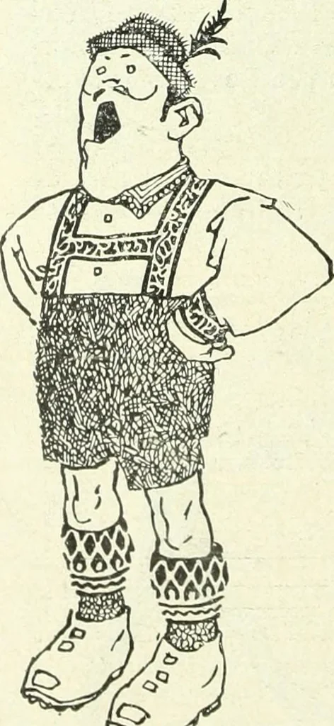 An illustration from Caras y caretas, 1898, leaf 1069