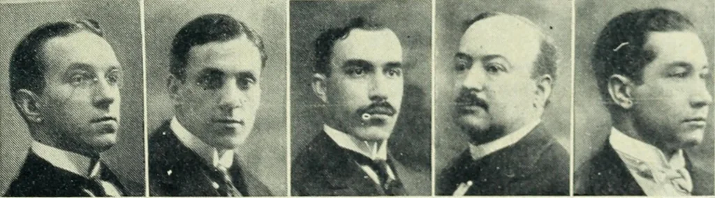 An illustration from Caras y caretas, 1898, leaf 1084