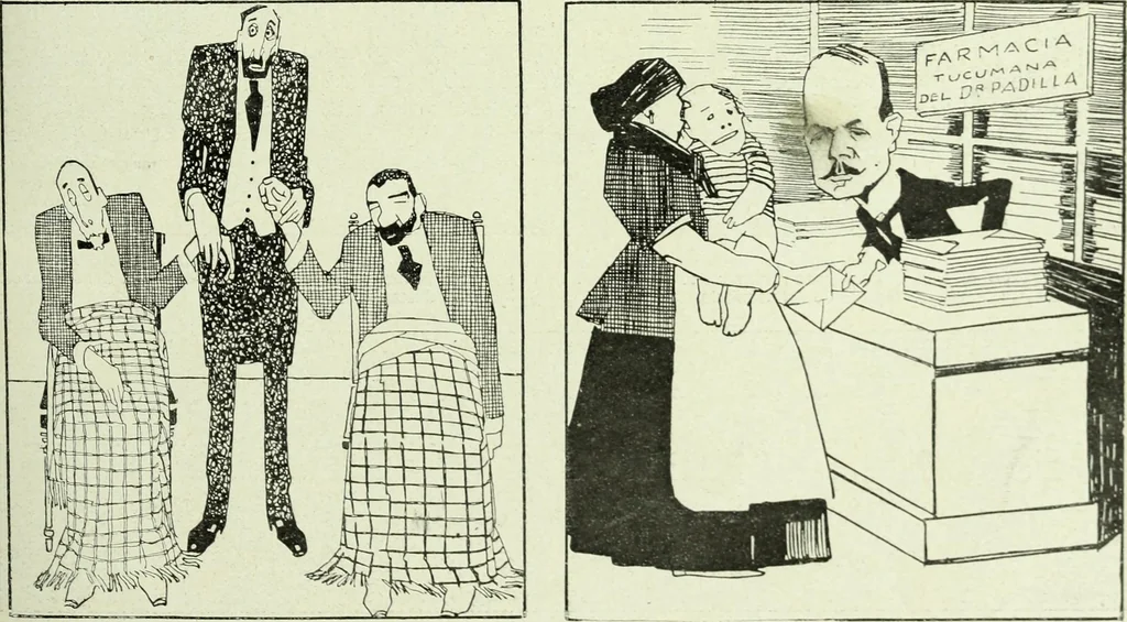 An illustration from Caras y caretas, 1898, leaf 1098