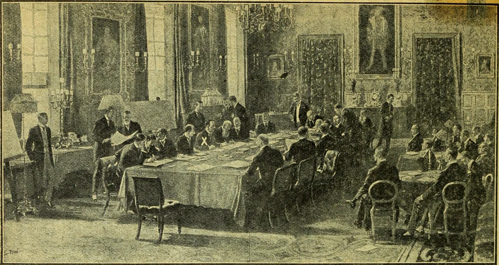 An illustration from Caras y caretas, 1898, leaf 11