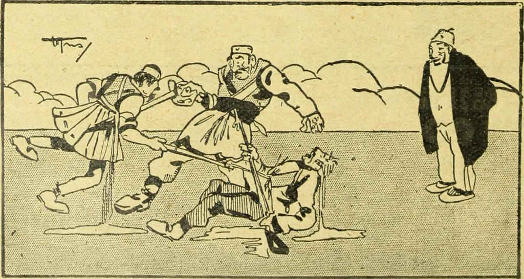 An illustration from Caras y caretas, 1898, leaf 1153
