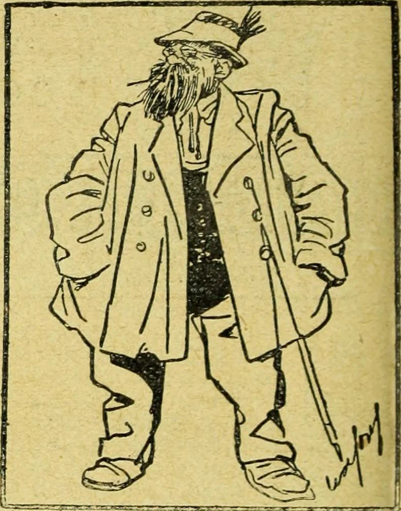 An illustration from Caras y caretas, 1898, leaf 1153