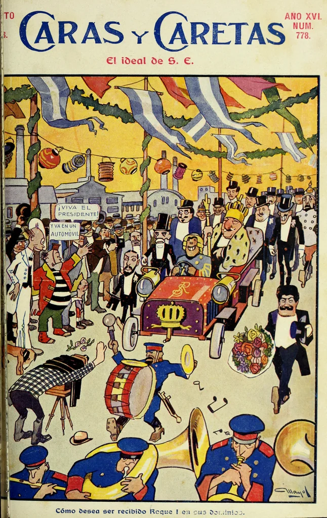 An illustration from Caras y caretas, 1898, leaf 1158