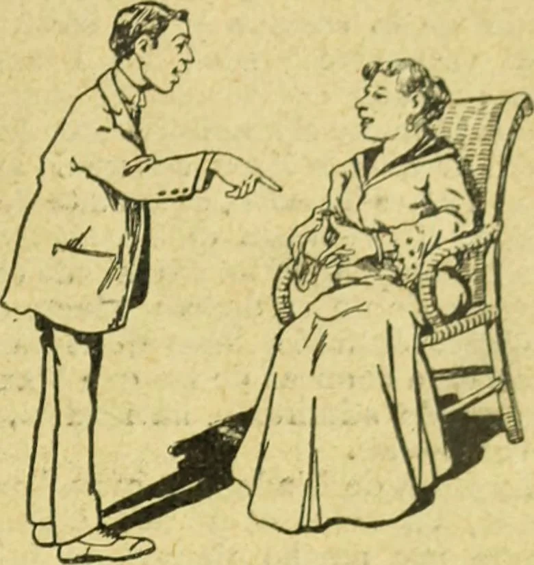 An illustration from Caras y caretas, 1898, leaf 1160