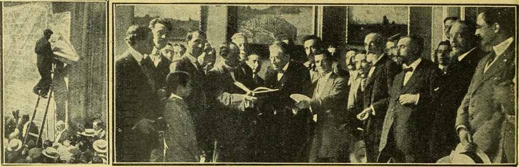 An illustration from Caras y caretas, 1898, leaf 1179
