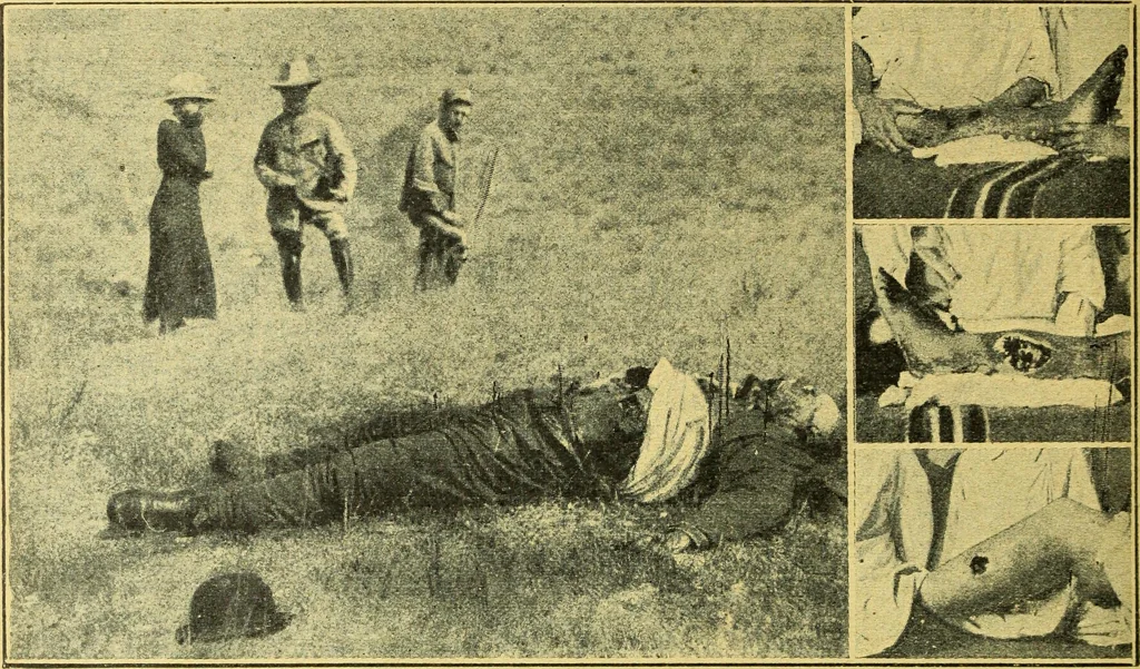 An illustration from Caras y caretas, 1898, leaf 1185