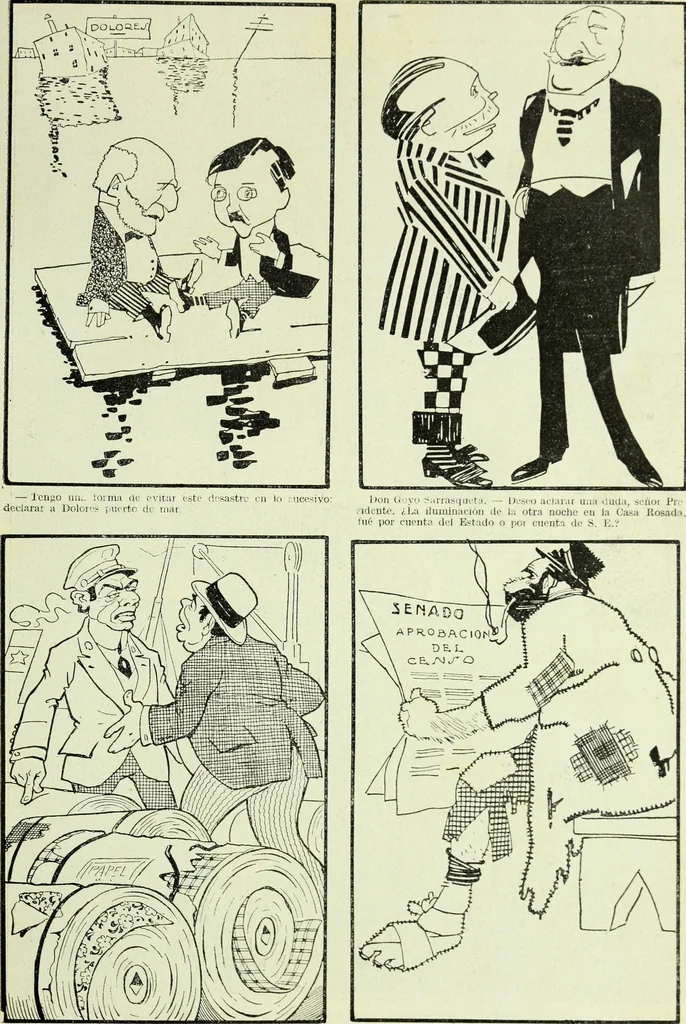 An illustration from Caras y caretas, 1898, leaf 1254