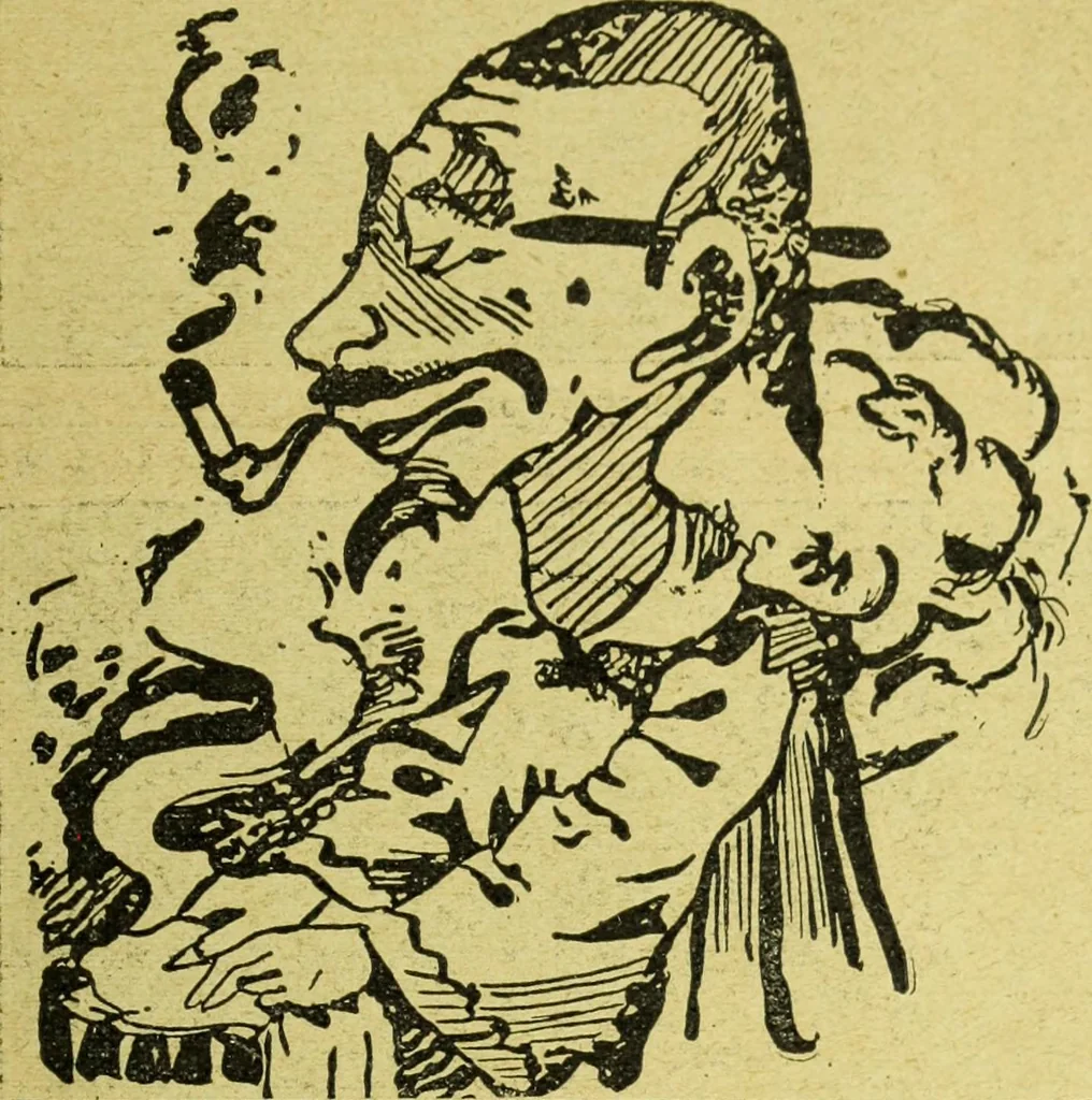 An illustration from Caras y caretas, 1898, leaf 1286
