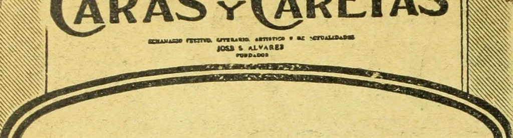 An illustration from Caras y caretas, 1898, leaf 1289