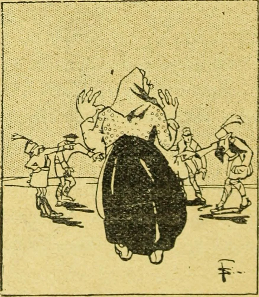 An illustration from Caras y caretas, 1898, leaf 1295