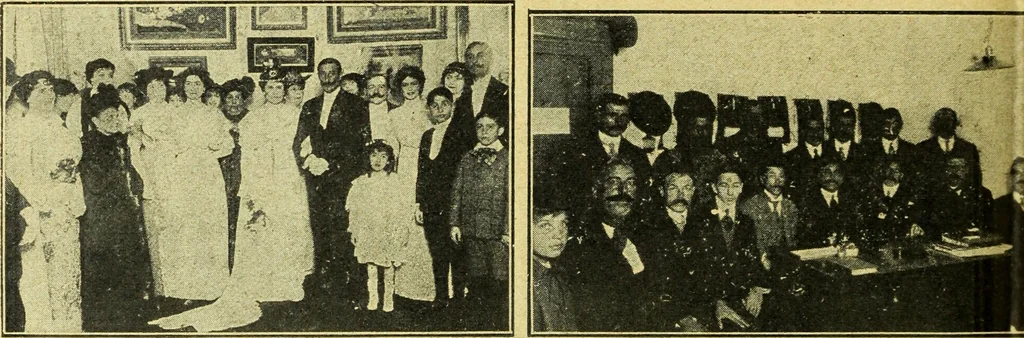 An illustration from Caras y caretas, 1898, leaf 151