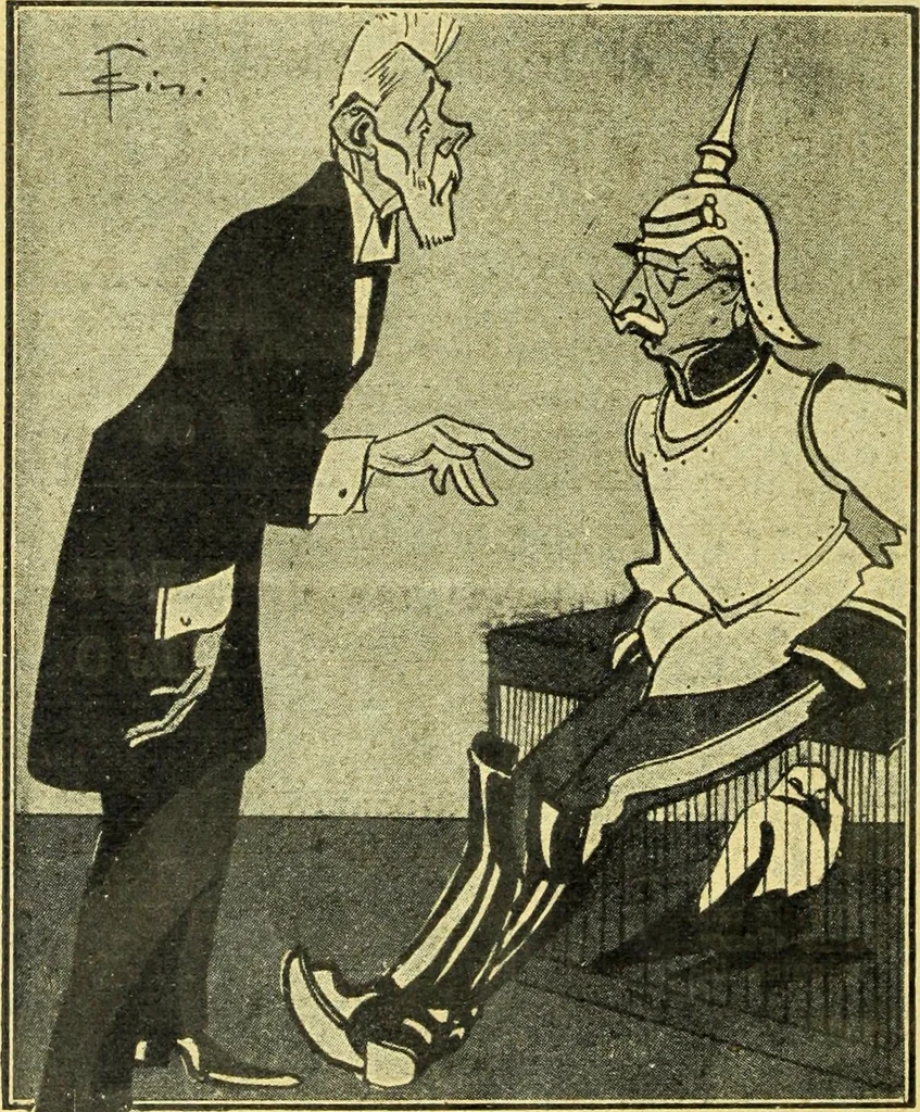 An illustration from Caras y caretas, 1898, leaf 159