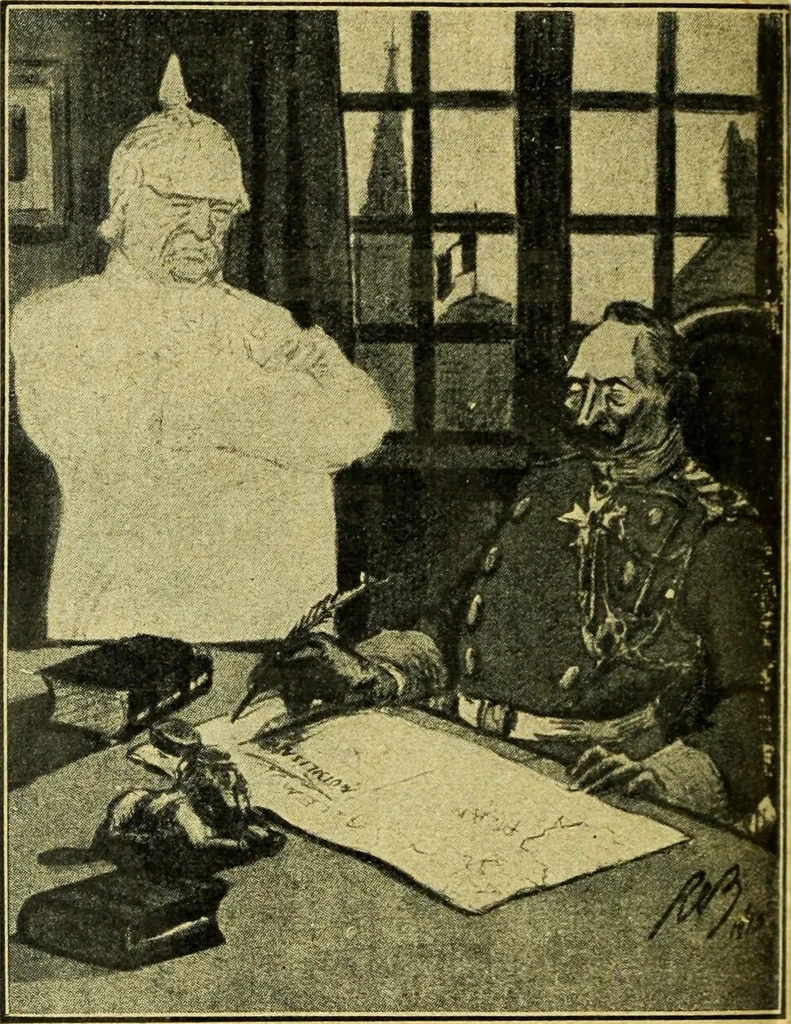 An illustration from Caras y caretas, 1898, leaf 159