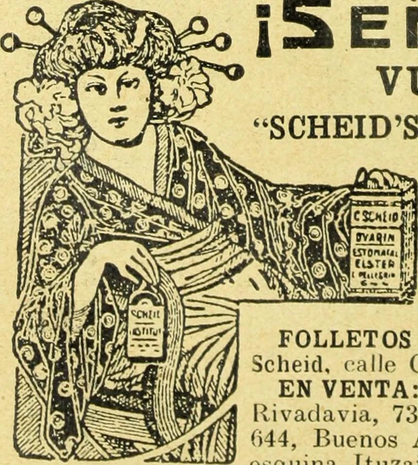 An illustration from Caras y caretas, 1898, leaf 159