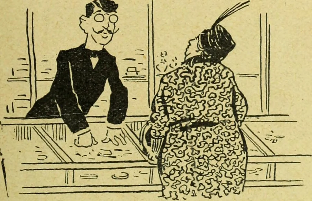 An illustration from Caras y caretas, 1898, leaf 166