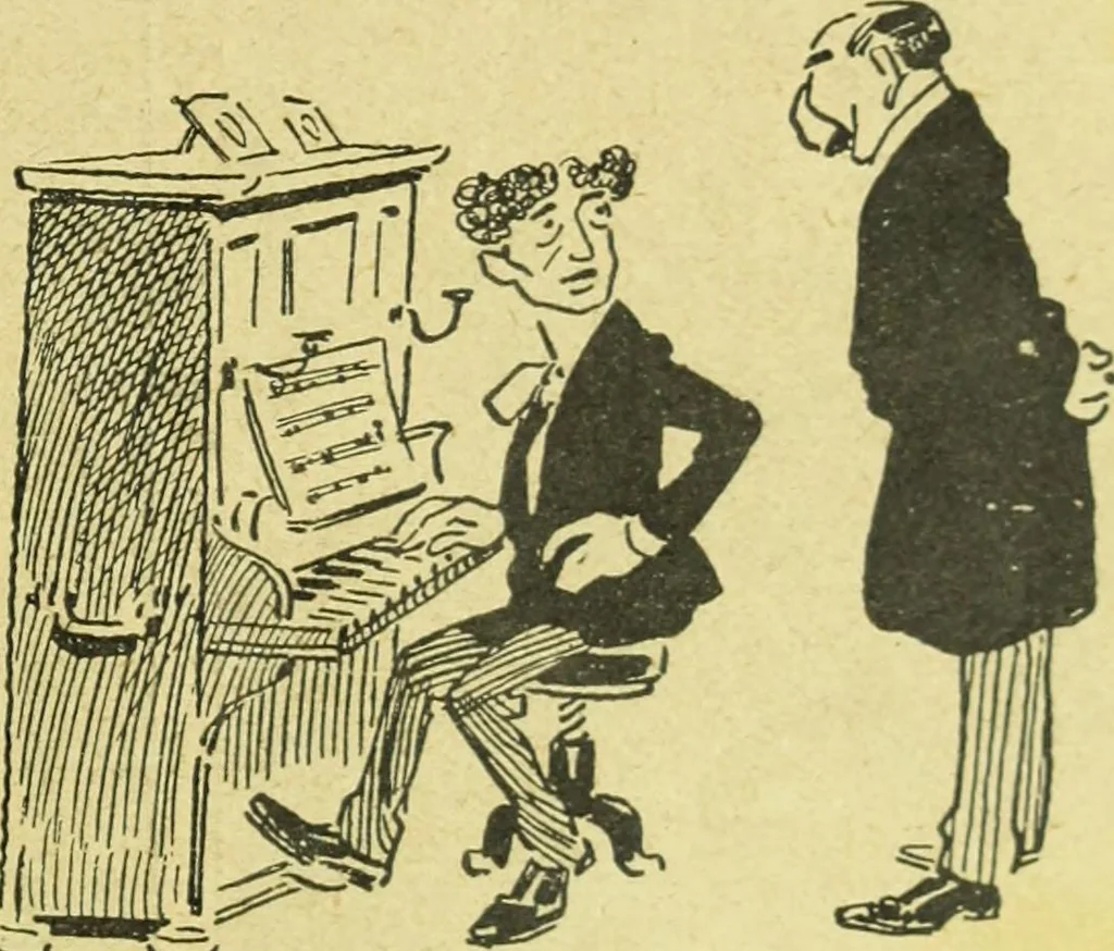 An illustration from Caras y caretas, 1898, leaf 166