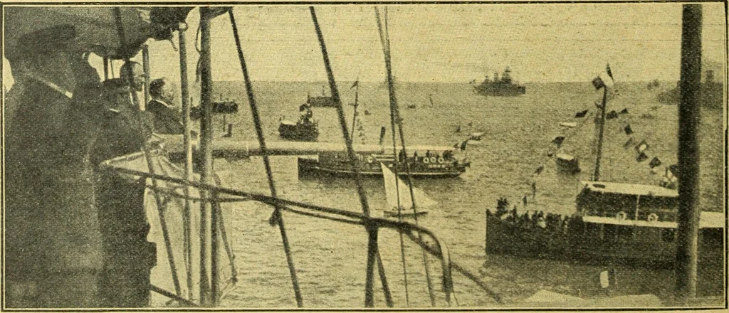 An illustration from Caras y caretas, 1898, leaf 167