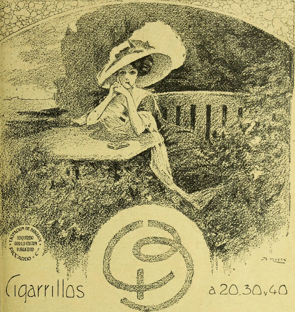 An illustration from Caras y caretas, 1898, leaf 176