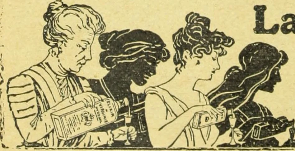 An illustration from Caras y caretas, 1898, leaf 195