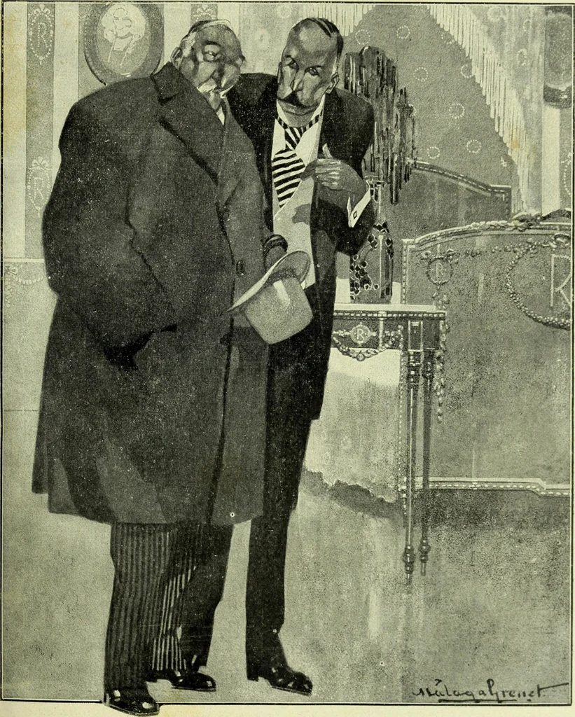 An illustration from Caras y caretas, 1898, leaf 222