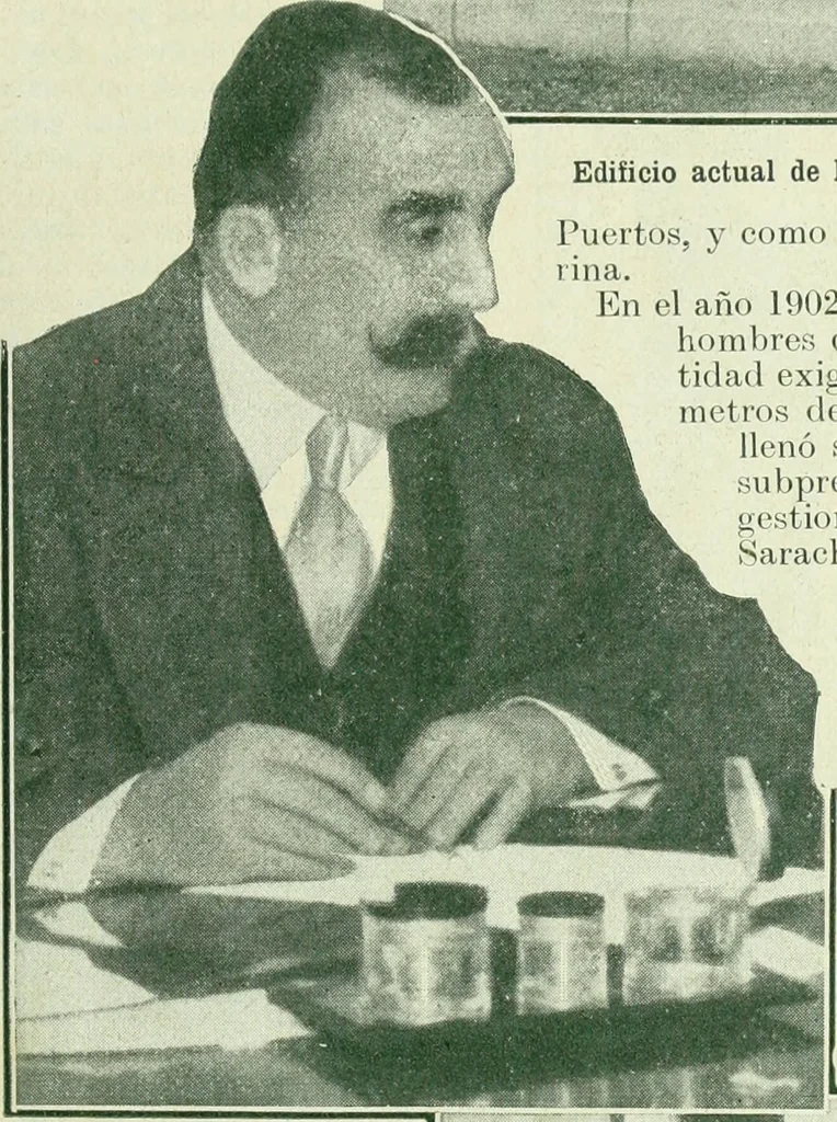 An illustration from Caras y caretas, 1898, leaf 248