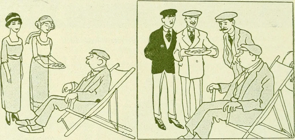 An illustration from Caras y caretas, 1898, leaf 253