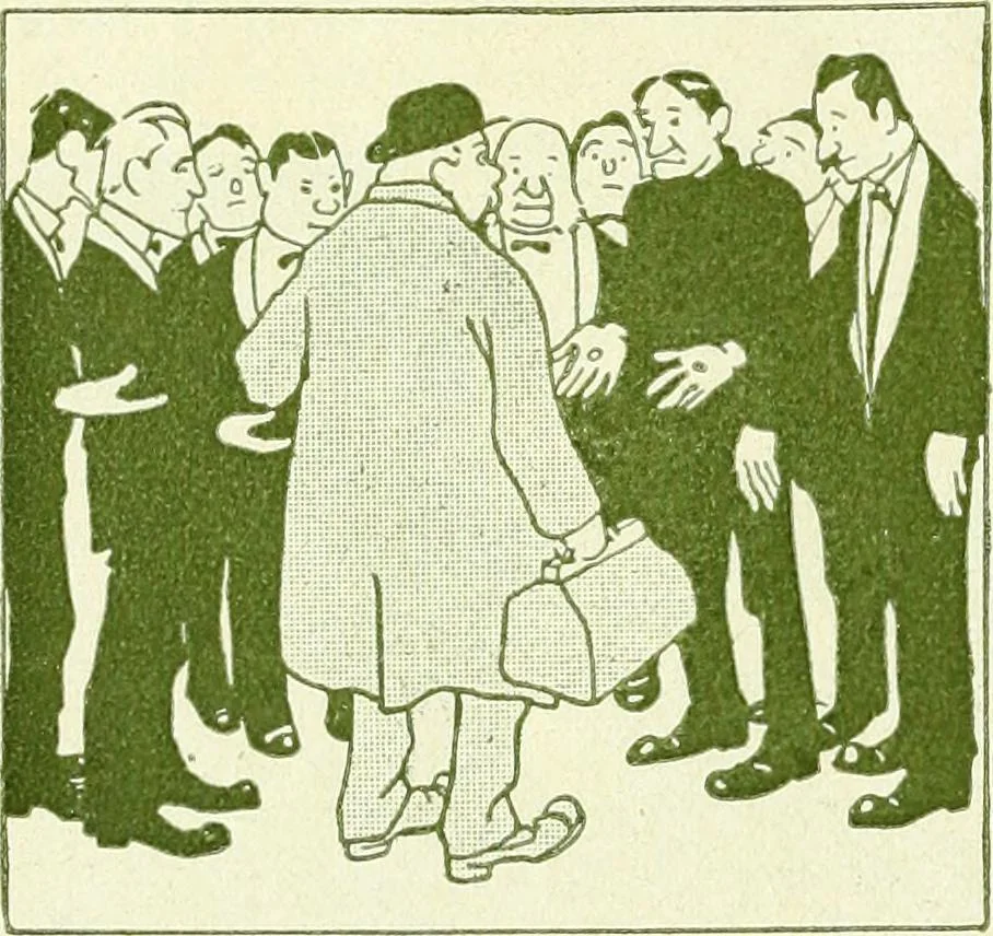 An illustration from Caras y caretas, 1898, leaf 253