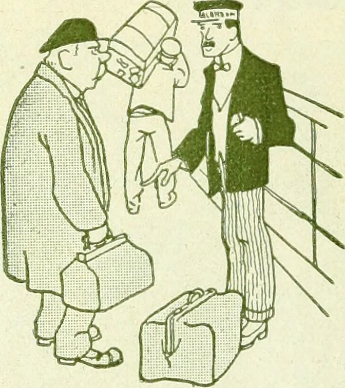 An illustration from Caras y caretas, 1898, leaf 253