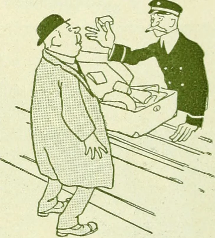 An illustration from Caras y caretas, 1898, leaf 253