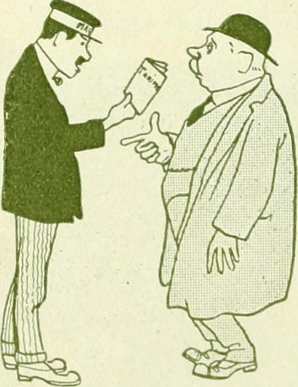 An illustration from Caras y caretas, 1898, leaf 253