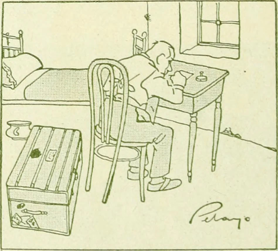 An illustration from Caras y caretas, 1898, leaf 253