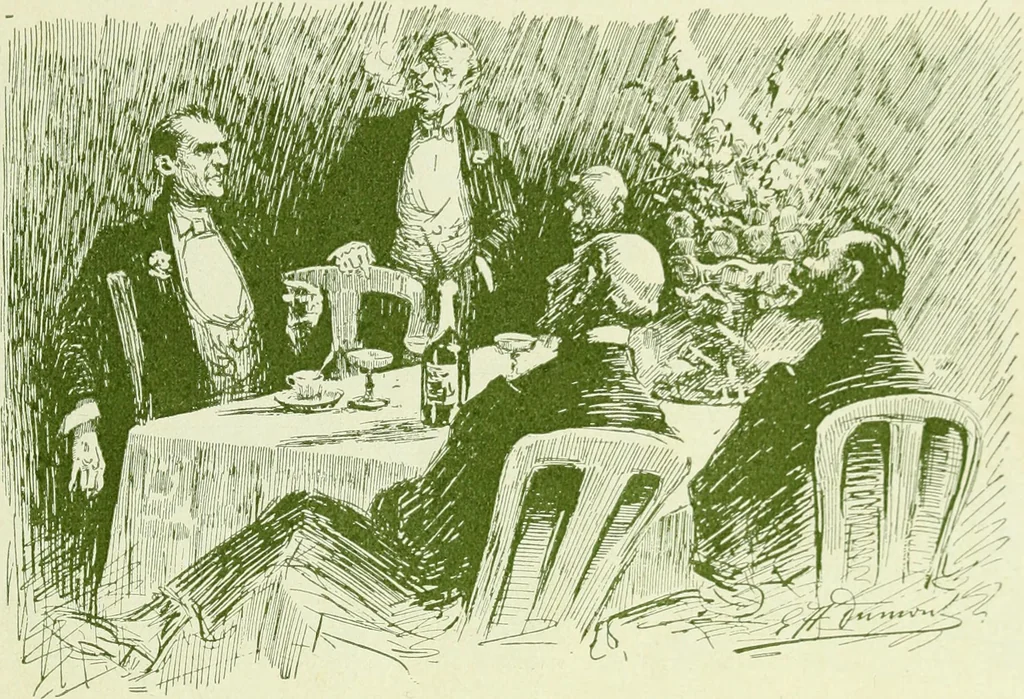 An illustration from Caras y caretas, 1898, leaf 254